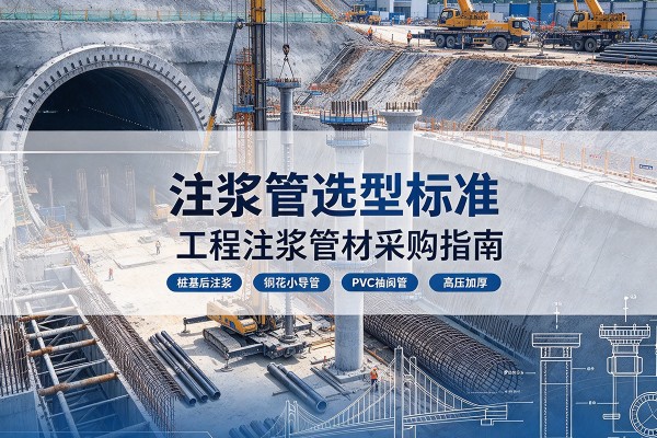 五常注浆管选型标准