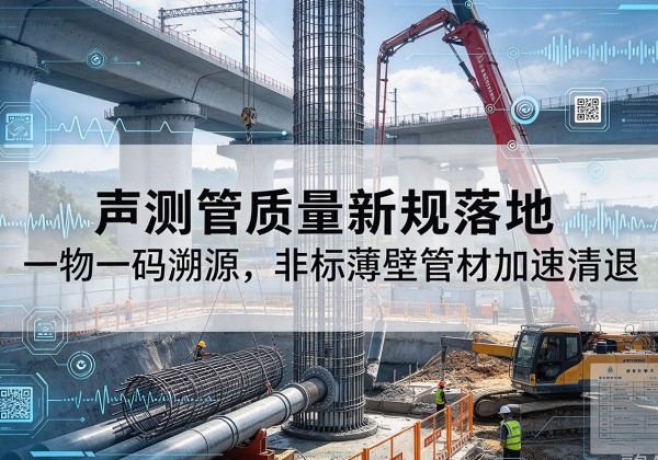 五常声测管质量新规落地，一物一码溯源，非标薄壁管材加速清退